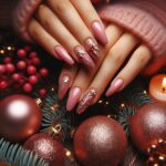 21 Pink Christmas Nail Trends to Try in 2024