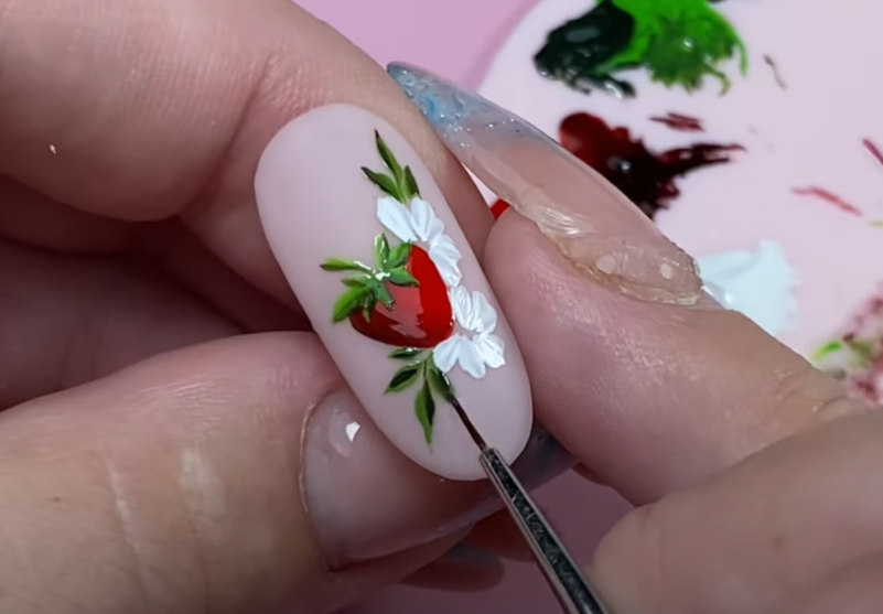 Strawberry Nail Art| Fragole 🍓 sulle unghie |Nail Art| Fruit Nail Art